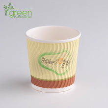 Load image into Gallery viewer, luckypack 4oz s ripple paper cup