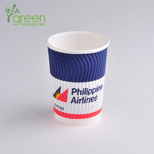 Load image into Gallery viewer, luckypack 10oz s ripple paper cup