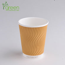 Load image into Gallery viewer, luckypack 10oz s ripple paper cup