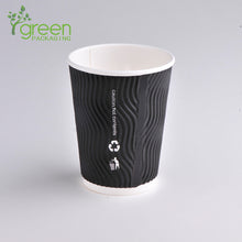 Load image into Gallery viewer, luckypack 8oz s ripple paper cup