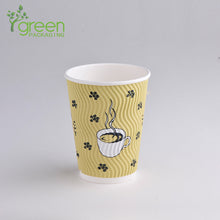 Load image into Gallery viewer, luckypack 8oz s ripple paper cup