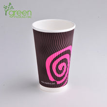 Load image into Gallery viewer, luckypack 12oz s ripple paper cup