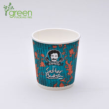 Load image into Gallery viewer, luckypack 4oz vertical ripple paper cup