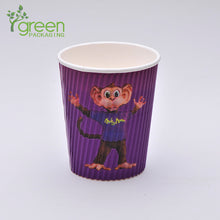 Load image into Gallery viewer, luckypack 12oz vertical ripple paper cup