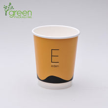 Load image into Gallery viewer, luckypack 8oz double wall paper cup