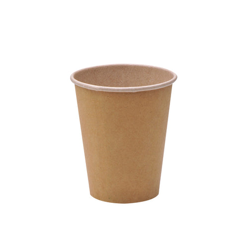 luckypack 10oz kraft single wall paper cup