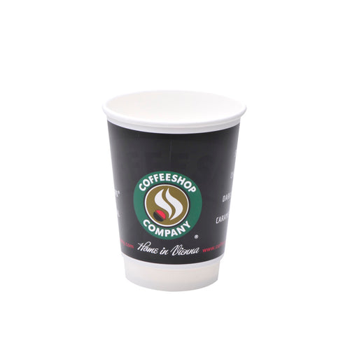 luckypack 12oz double wall paper cup