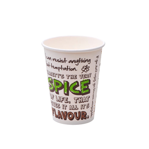 luckypack 12oz single wall paper cup