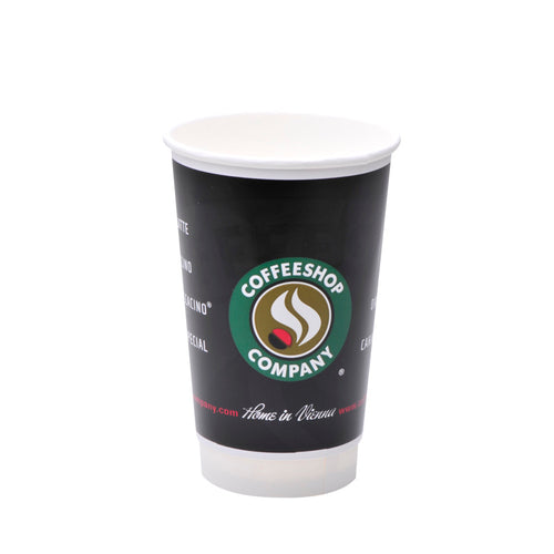 luckypack 16oz double wall paper cup