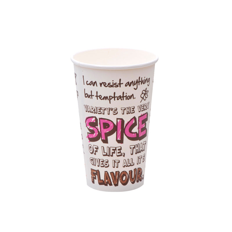 luckypack 16oz single wall paper cup
