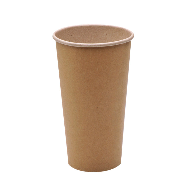luckypack 20oz kraft single wall paper cup