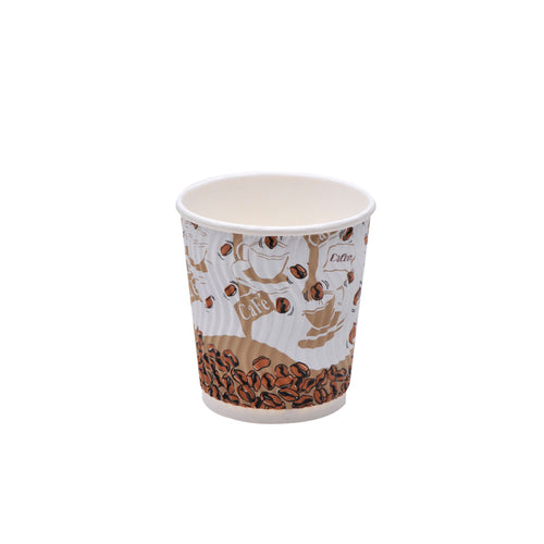 luckypack 6.5oz s ripple paper cup
