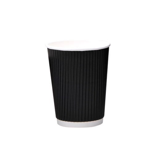 luckypack 8oz vertical ripple paper cup