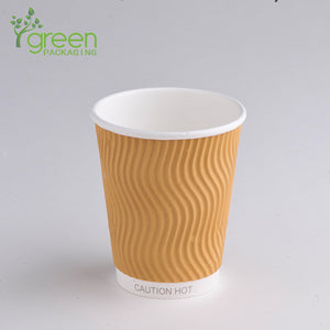 luckypack 10oz s ripple paper cup