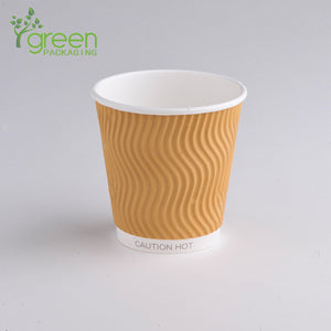 luckypack 6.5oz s ripple paper cup