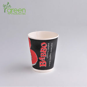 luckypack 6.5oz s ripple paper cup