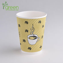 Load image into Gallery viewer, luckypack 10oz s ripple paper cup