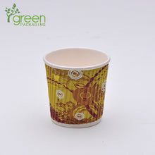 Load image into Gallery viewer, luckypack 4oz vertical ripple paper cup