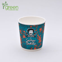 Load image into Gallery viewer, luckypack 6.5oz vertical ripple paper cup