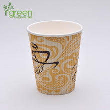 Load image into Gallery viewer, luckypack 16oz vertical ripple paper cup