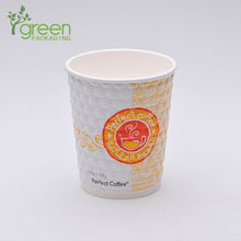 Load image into Gallery viewer, luckypack 8oz embossed paper cup