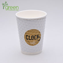 Load image into Gallery viewer, luckypack 12oz embossed paper cup