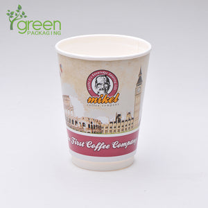 luckypack 12oz double wall paper cup